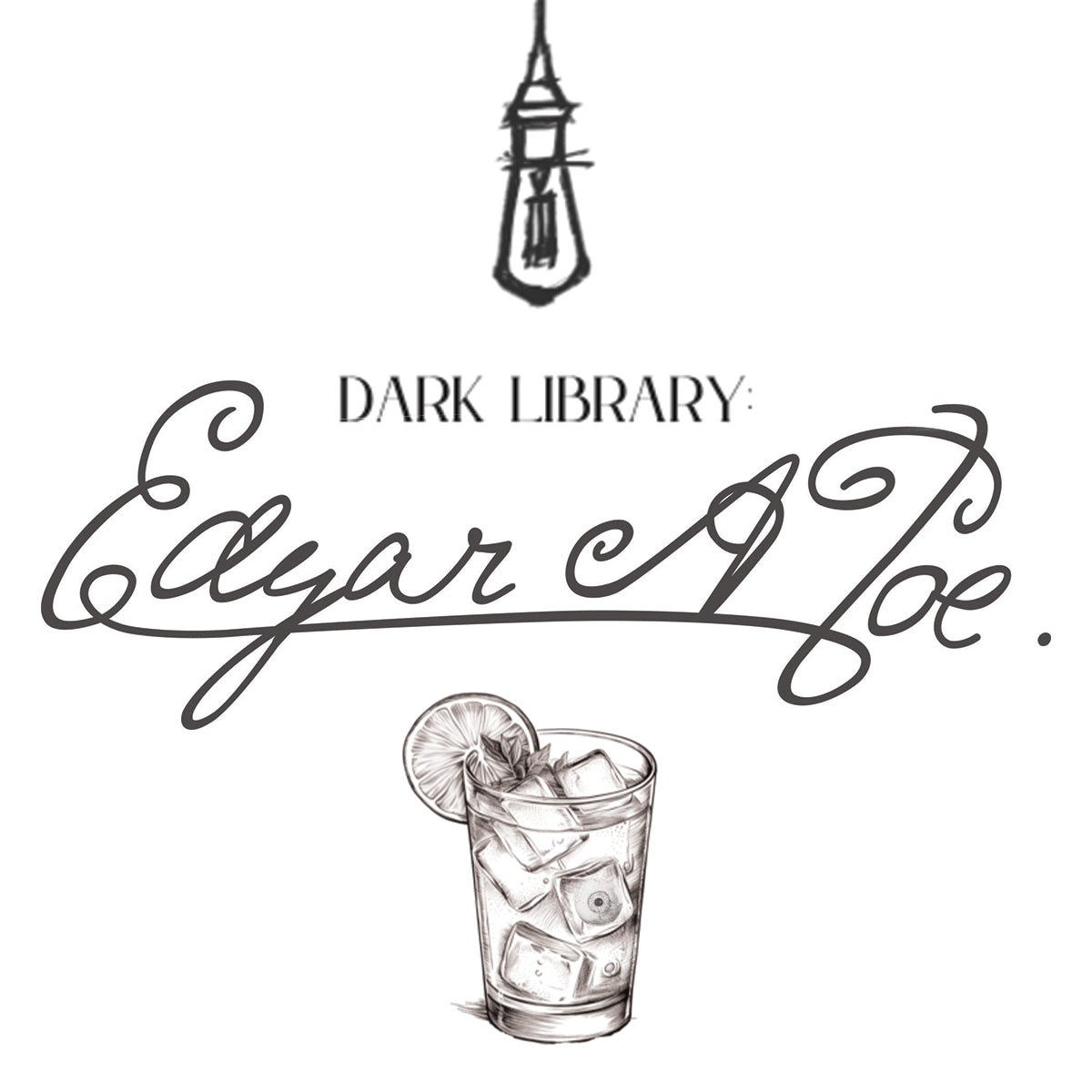 SPECIAL OFFER! "Dark Library: Edgar Allan Poe" Virtual Mixology Class w/ Kit